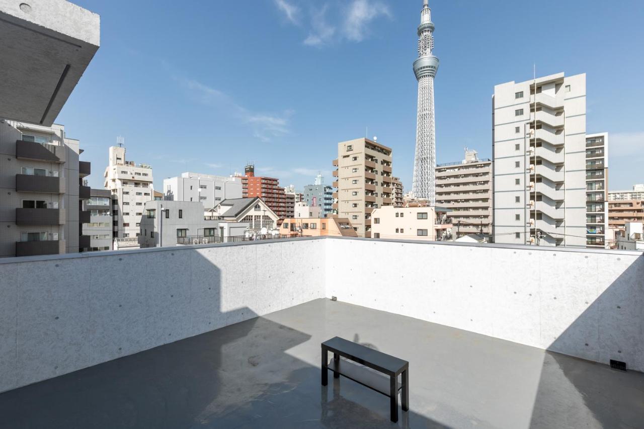 טוקיו Asakusa Sky Stay Tiffany Blue Room מראה חיצוני תמונה
